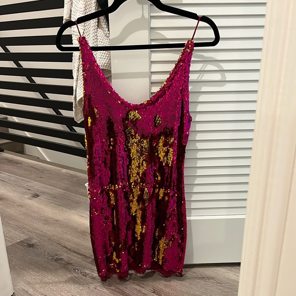 Free People Sequin Mini Dress